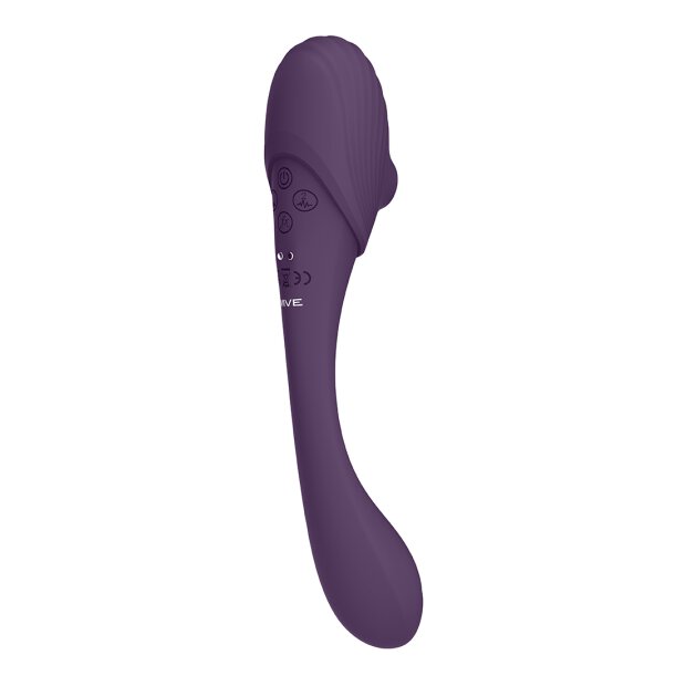 Mirai - Double Ended Pulse Wave & Air Wave Bendable Vibrator