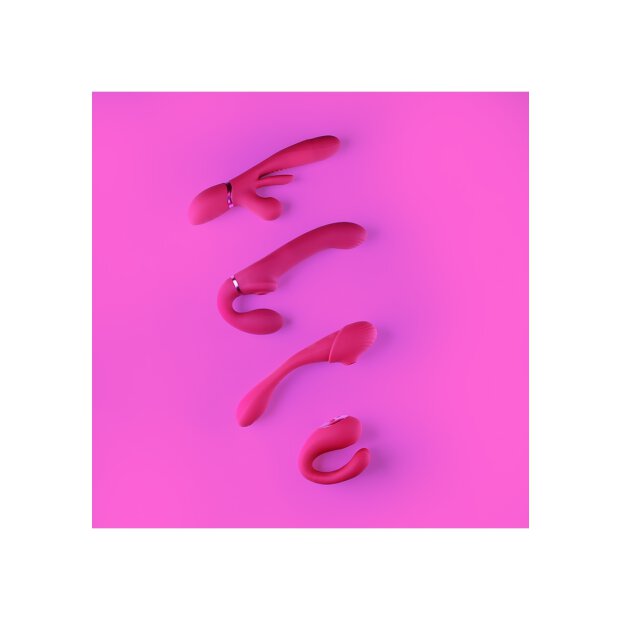 Kura - Thrusting G-Spot Vibrator with Flapping Tongue and Pulse Wave Stimulator