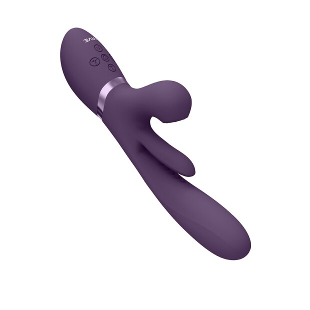 Kura - Thrusting G-Spot Vibrator with Flapping Tongue and Pulse Wave Stimulator