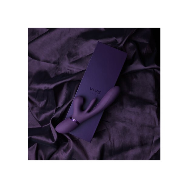 Kura - Thrusting G-Spot Vibrator with Flapping Tongue and Pulse Wave Stimulator