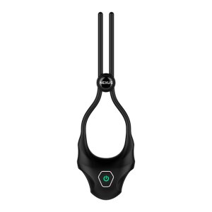 Nexus Forge Vibrating Adjustable Lasso Silicone Cock Ring...