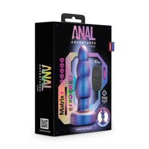 Anal Adventures Matrix Kinetik Plug Space Age Blue
