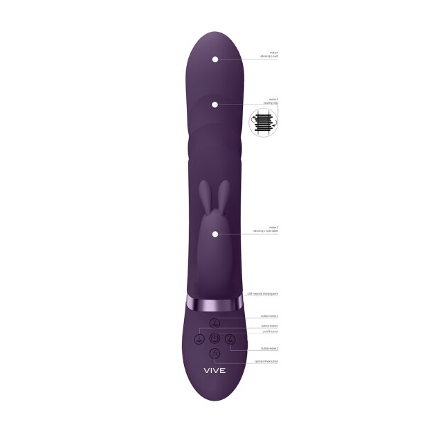 Nari - Vibrating and Rotating Beads, G-Spot Rabbit
