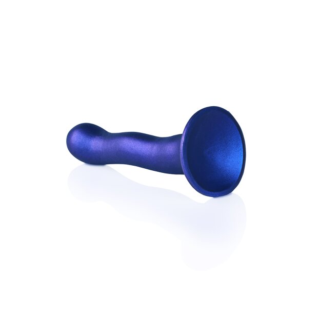 Shots Ouch! Ultra soft silicone G-spot dildo blue 17 cm