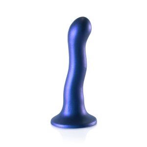 Shots Ouch! Ultra softer Silikon G-Punkt Dildo blau 17 cm
