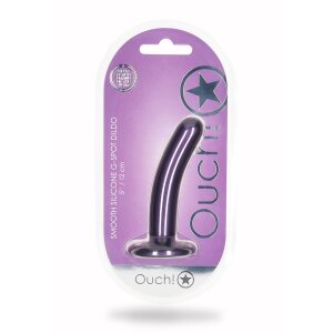 Shots Ouch! Weicher Silikon G-Punkt-Dildo lila 12 cm