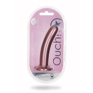 Shots Ouch! Weicher Silikon-G-Punkt-Dildo rosa 14,5 cm