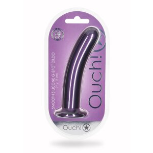 Shots Ouch! Weicher Silikon-G-Punkt-Dildo lila 17 cm