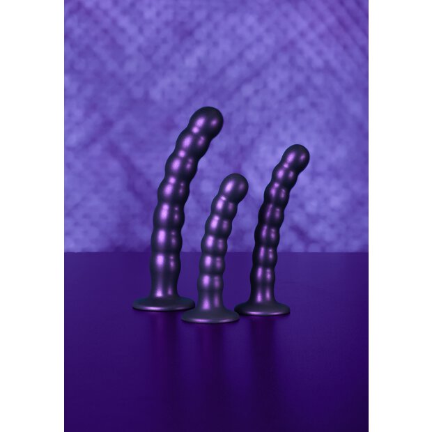 Shots - Ouch! Beaded Silicone G-Spot Dildo - 5 / 13 cm