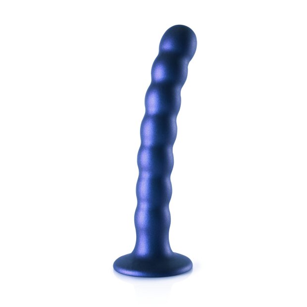 Shots - Ouch! Beaded Silicone G-Spot Dildo - 6,5 / 16,5 cm