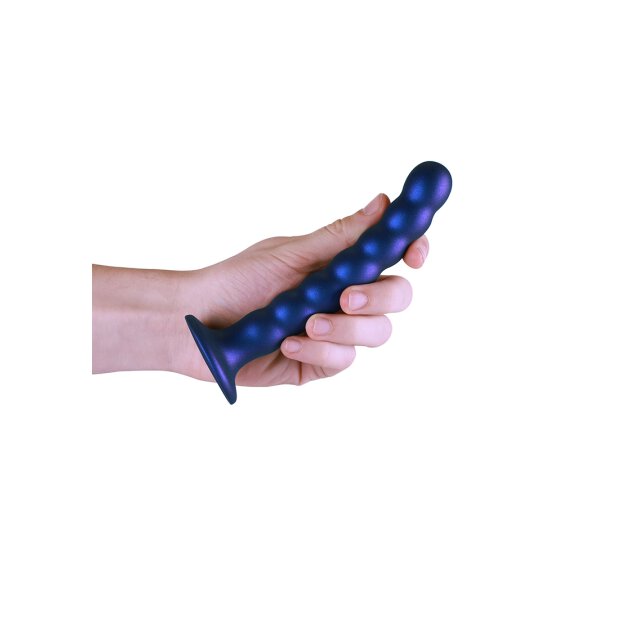 Shots - Ouch! Beaded Silicone G-Spot Dildo - 6,5 / 16,5 cm
