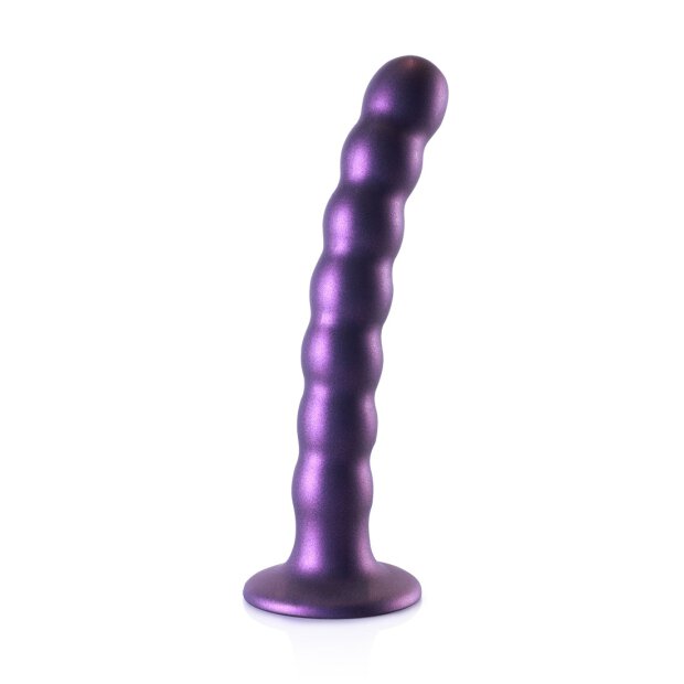 Shots - Ouch! Beaded Silicone G-Spot Dildo - 6,5 / 16,5 cm