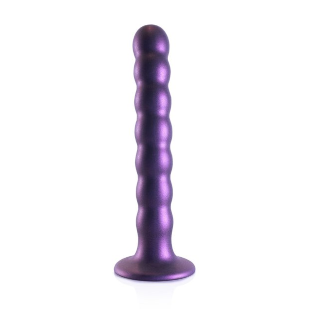 Shots - Ouch! Beaded Silicone G-Spot Dildo - 6,5 / 16,5 cm