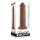 Evolved 7Inch Girthy Vibrating Dong, Dark Flesh 20,3 cm