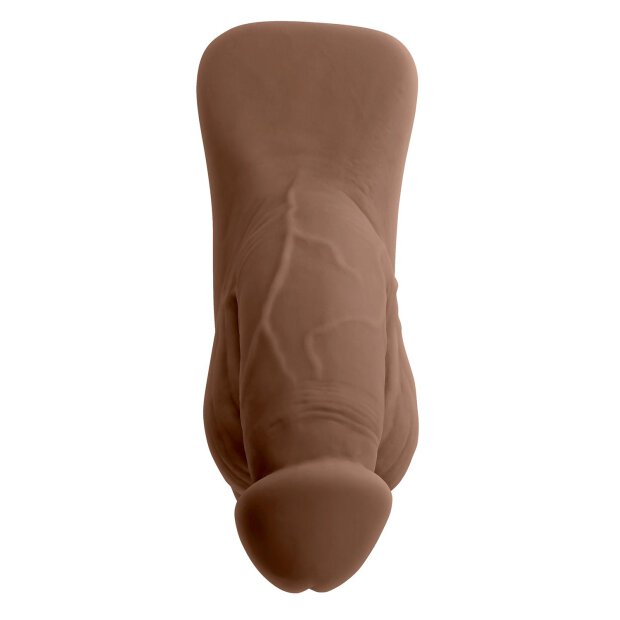 Gender X 4Inch Packer, Dark Flesh