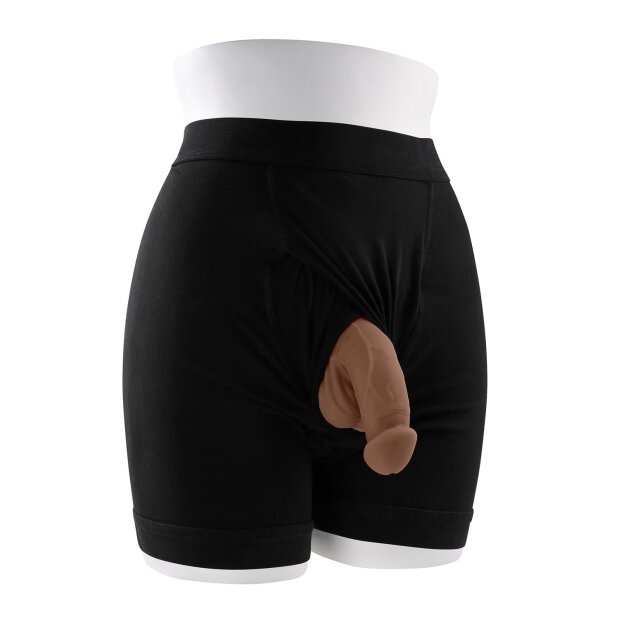 Gender X 4Inch Packer, Dark Flesh