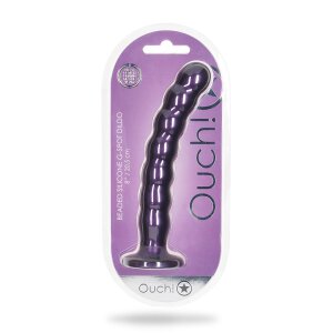 Shots - Ouch! Shots Ouch! Beaded Silicone G-Spot Dildo -...