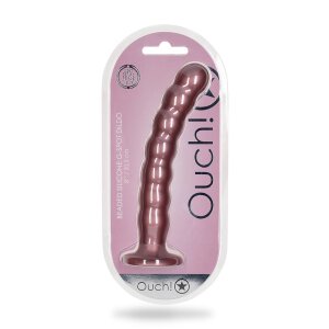 Shots - Ouch! Shots - Ouch! Beaded Silicone G-Spot Dildo...