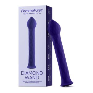 Femmefunn Diamond Wand Dark Purple
