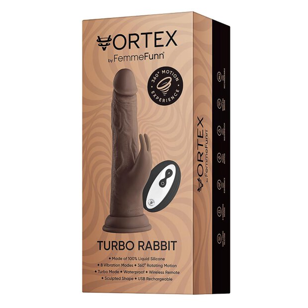 Femmefunn Wireless Turbo Rabbit Brown