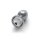 Shots Ouch! Runder Edelstein Anal Plug Silber klein 2,7 cm