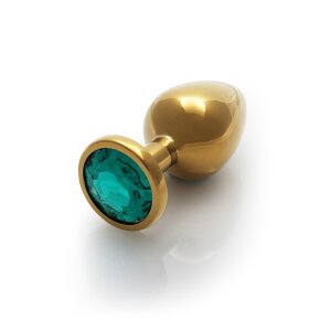 Shots Ouch! Runder Edelstein Analplug Gold...