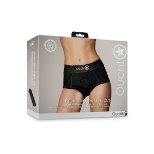 Shots Ouch! Vibrierende Strap-on Unterhose XS/S