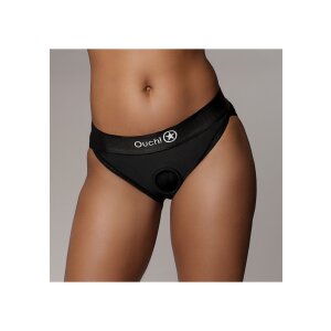 Shots Ouch! Vibrating Strap-on Hipster M/L