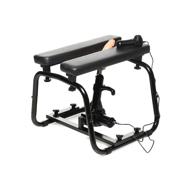 Deluxe Bangin Bench with Sex Machine - Black