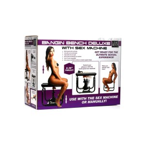 LoveBotz Deluxe Bangin Bench with Sex Machine - Black