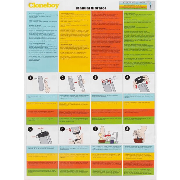 Cloneboy-Abdruck-Set mit Vibrator Black