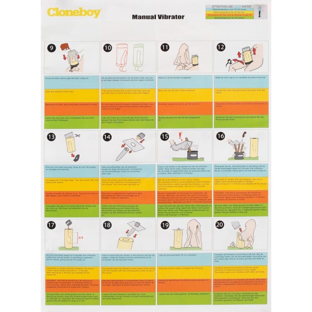 Cloneboy-Abdruck-Set mit Vibrator Black