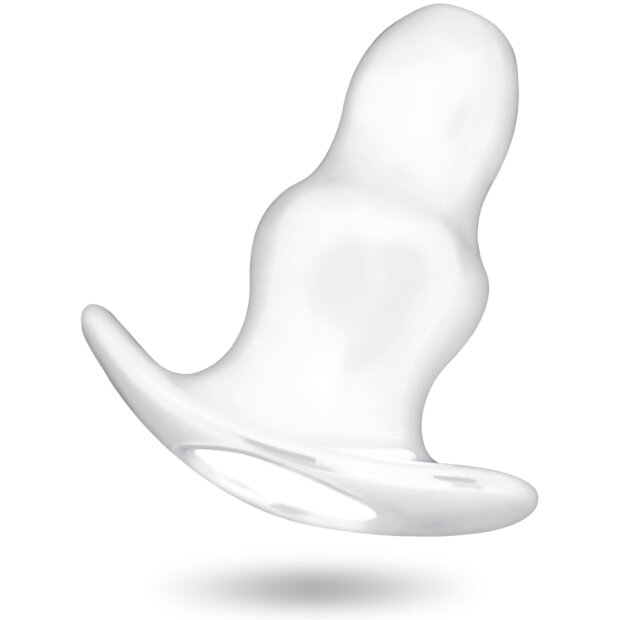 Addicted Toys Big Hollow Tunnel Butt Plug 15 cm Transparent