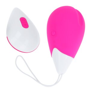 OHMAMA Vibrating Egg 10 levels White & Pink