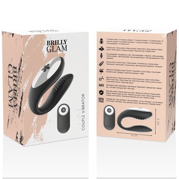 Billy Glam vibrator for couples remote control