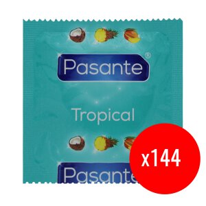 Pasante Kondome Tropical x144 Großpackung