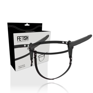 Fetish Submissive Silicone Strap-On Black 15 cm