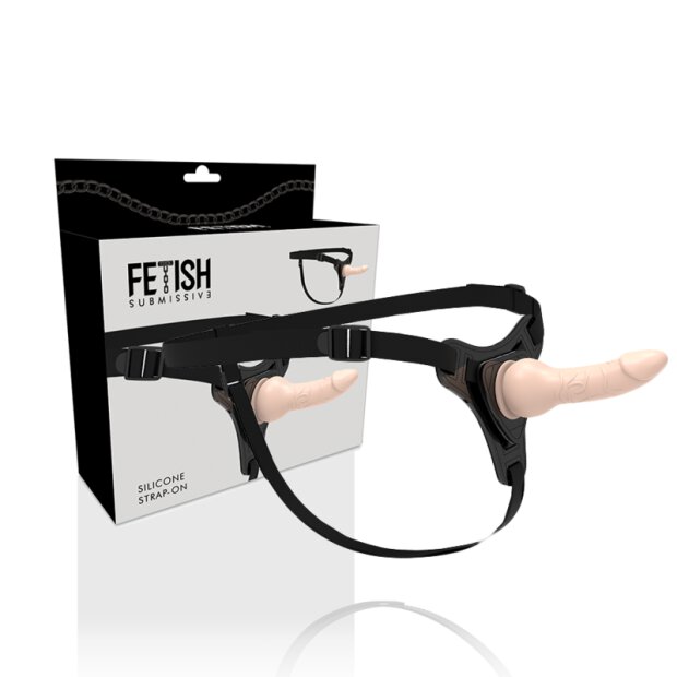 Fetish Submissive Silicone Strap-On Flesh 16 cm Realistic