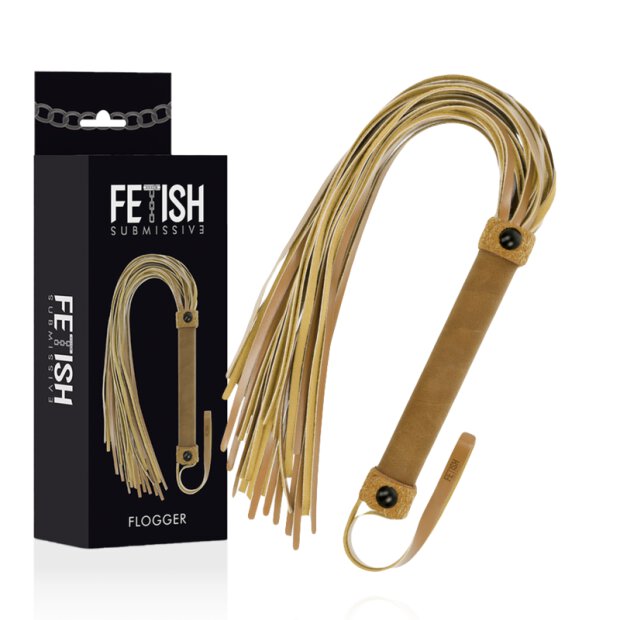 Fetish Submissive Origin Flogger Vegan Leather