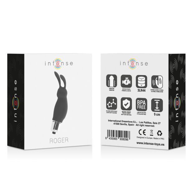 Intense Rabbit Roger in black