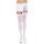 Leg Avenue Nylon Thigh Highs With Bow Pink - One Size