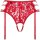 Obsessive Rediosa garter belt red S/M