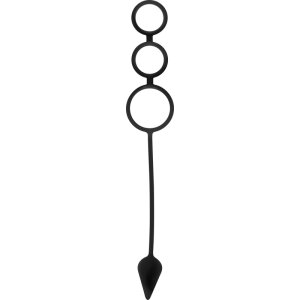 Ohmama Anneaux péniens et plug anal 3 en 1