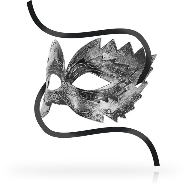 OHMAMA silberne Maske venezianischer Stil