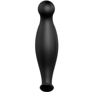 Pretty Love silicone anal plug extra stimulation black 3 cm