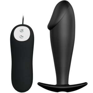 Pretty Love Silikon Anal Plug Penis-Design mit 12...