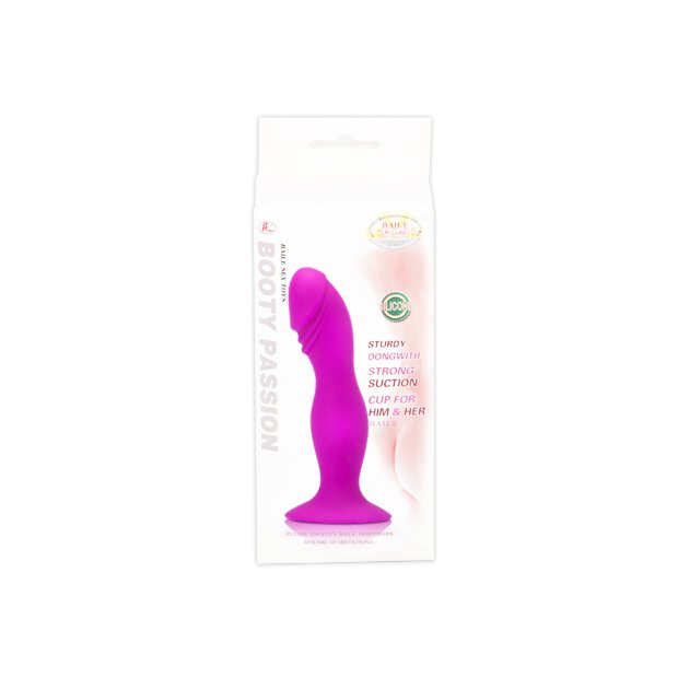 Pretty Love realistischer Anal Plug mit Saugnapf pink