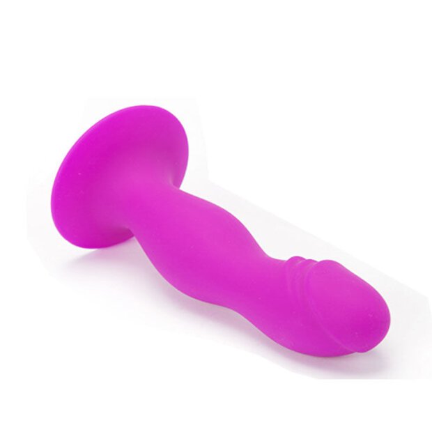 Pretty Love realistischer Anal Plug mit Saugnapf pink