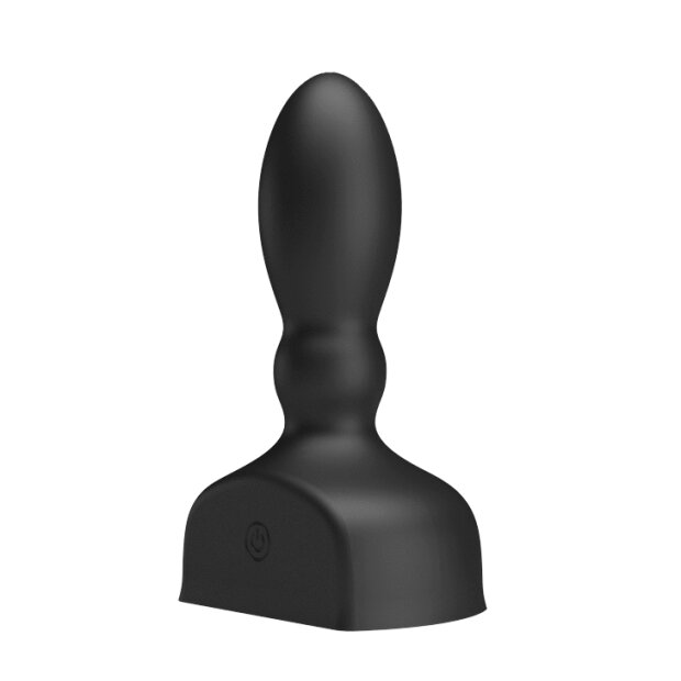 Pretty Love Marriel anal plug inflatable with 12 prostate vibrations black