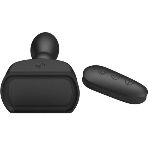 Pretty Love Marriel anal plug inflatable with 12 prostate vibrations black